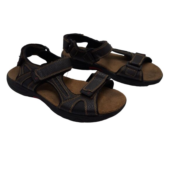 KHOMBU Mens Fisherman Adjustable Ankle Back Strap Open Toe Sandals Size 11 - Picture 1 of 16